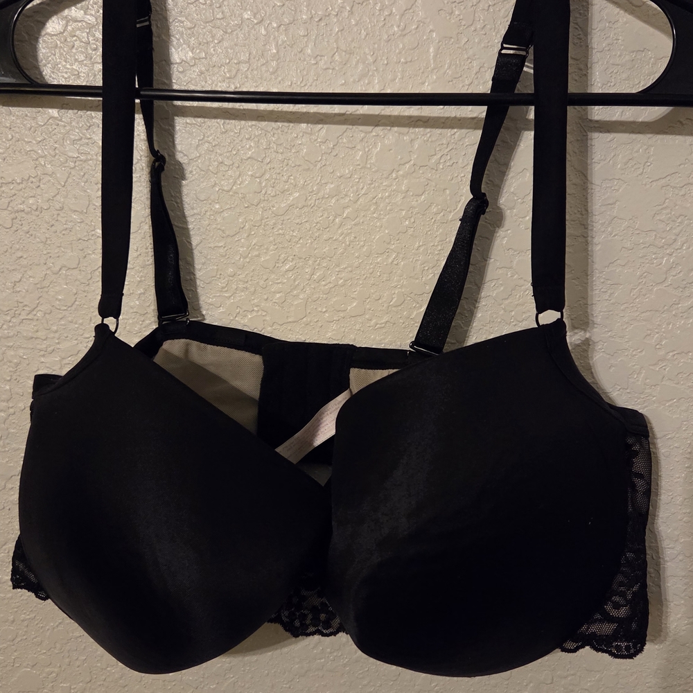 Cacique Black Lace Accent Bra